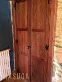 puerta de madera a medida para vivienda